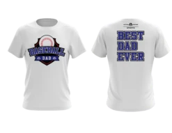 Baseball Dad Best Dad Ever T-shirt