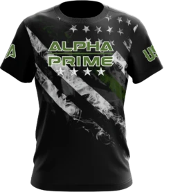 Alpha Prime Full Dye Jersey - Green Line Smoke Flag