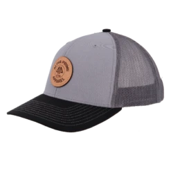 AP Circle Patch Snapback Hat - 112RCHCP-Charcoal/Black