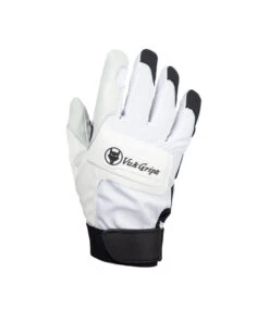 Alpha White Batting Gloves