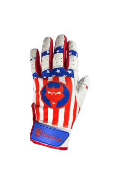 American Flag Batting Gloves