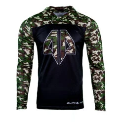 Alpha Prime T-Shirt Hoodie - Camo