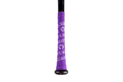 Purple Bat Grip Tape With White