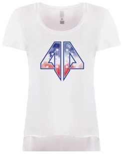 AP Red, White & Blue Women's Scoop Neck Tee
