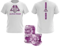 Alpha Prime - Tie Dyed Snake Spot Dye & Face Guard Combo-Short Sleeve