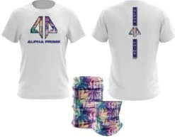 Alpha Prime - Miami Vibes Spot Dye & Face Guard Combo-Short Sleeve
