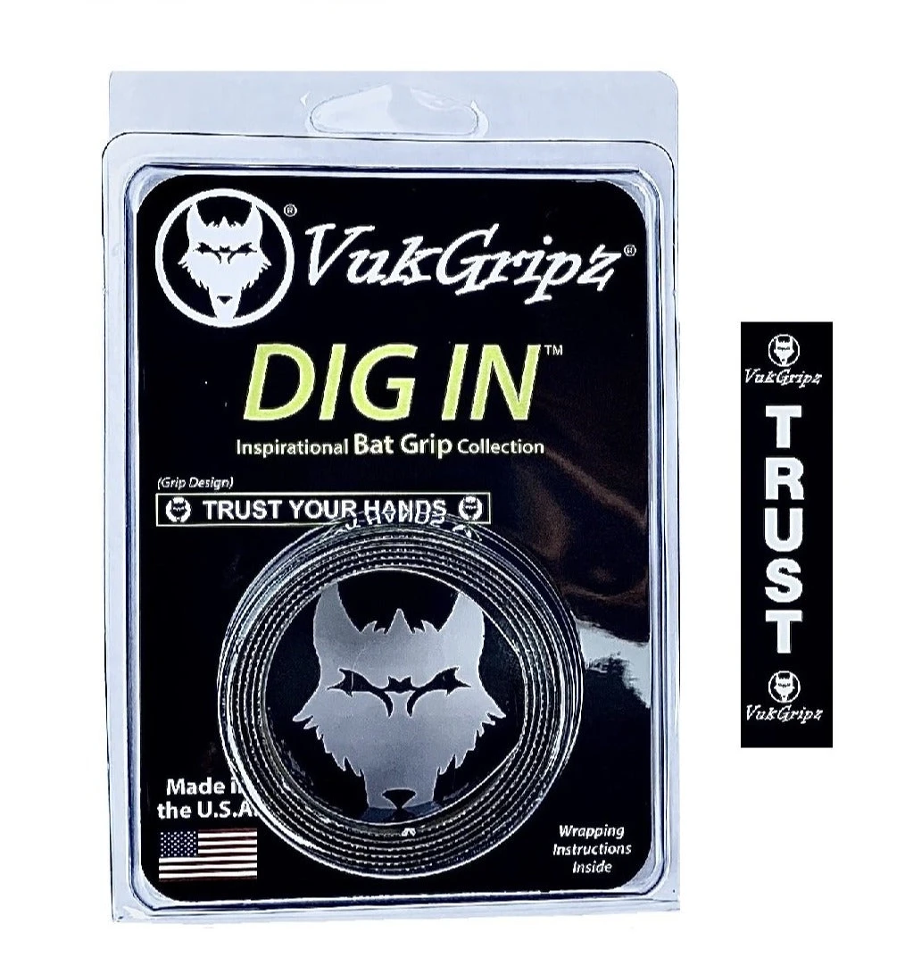 Dig In Bat Grip Tape - Trust Your Hands